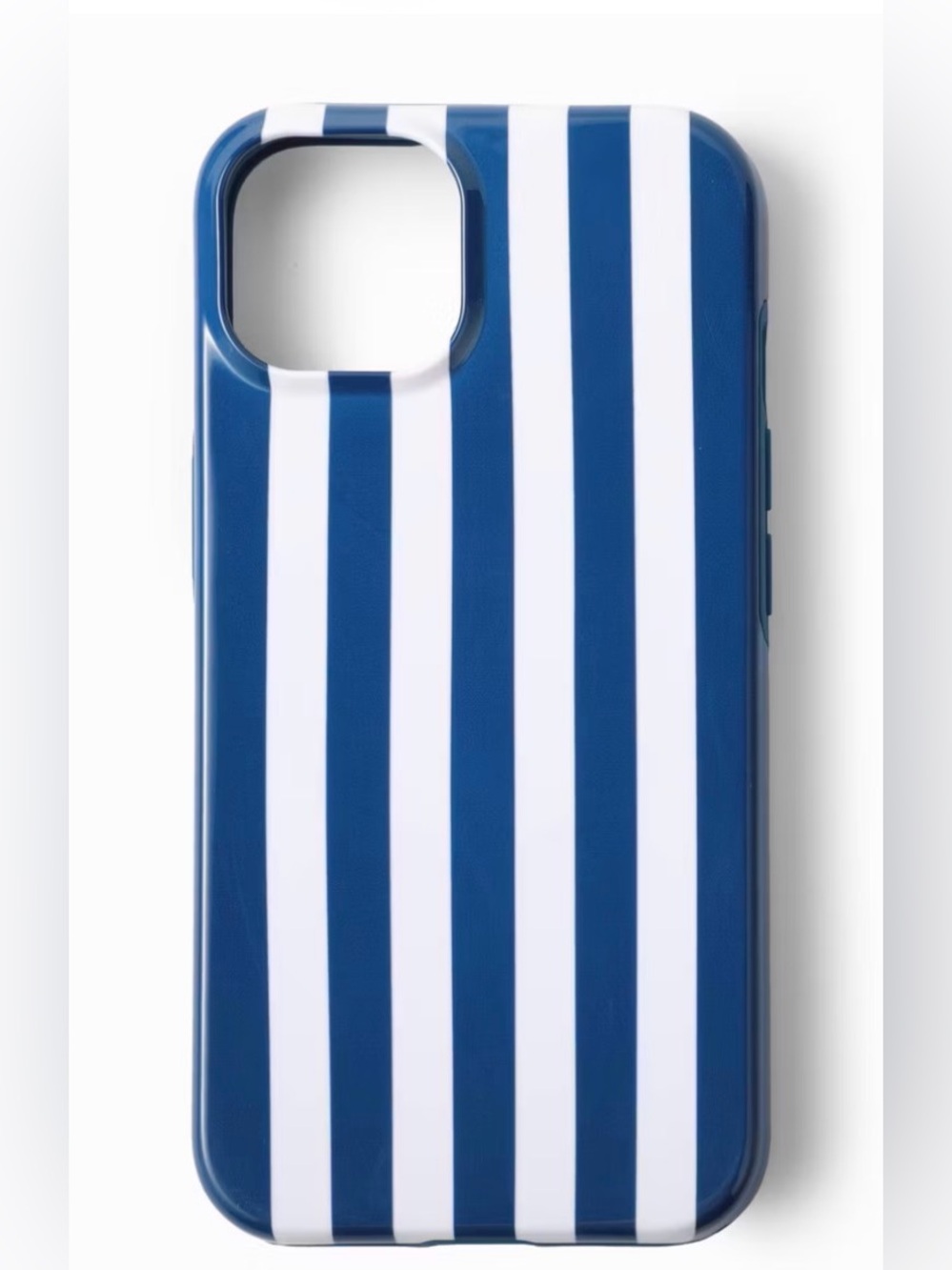Hello Lux Navy Cabana Stripe Glossy iPhone Case -Iphone 17 NIP